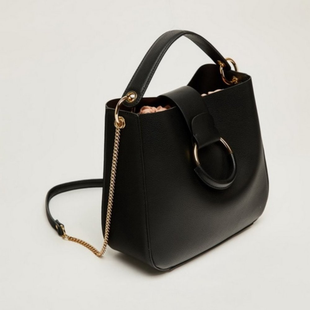 COPY (reserved) - Zara medium bucket bag with hoop